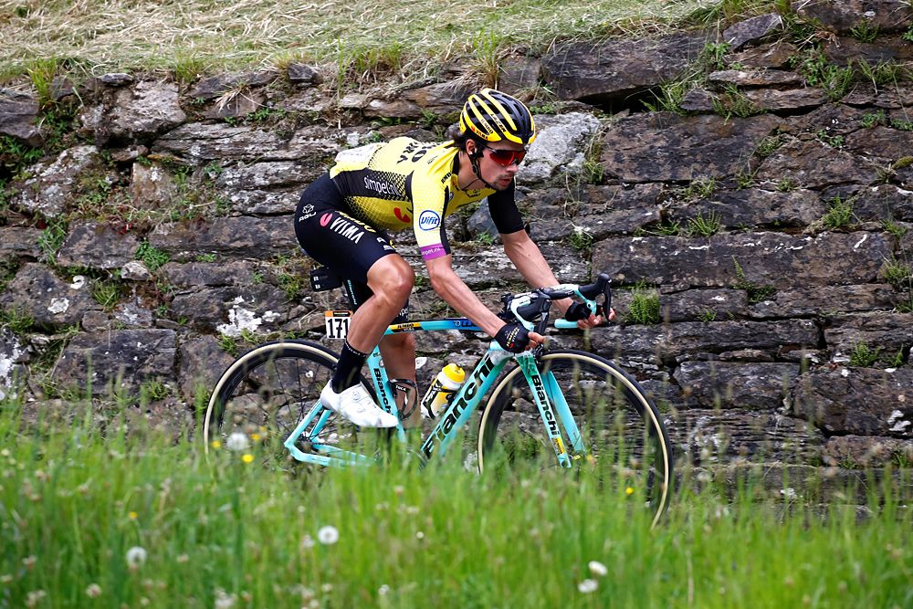 Primoz Roglic (Jumbo Visma) during stage 13 at the Giro d'Italia