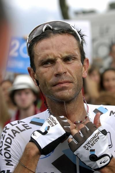 St&eacute;phane Goubert (AG2R La Mondiale) after finishing the Annecy time trial.