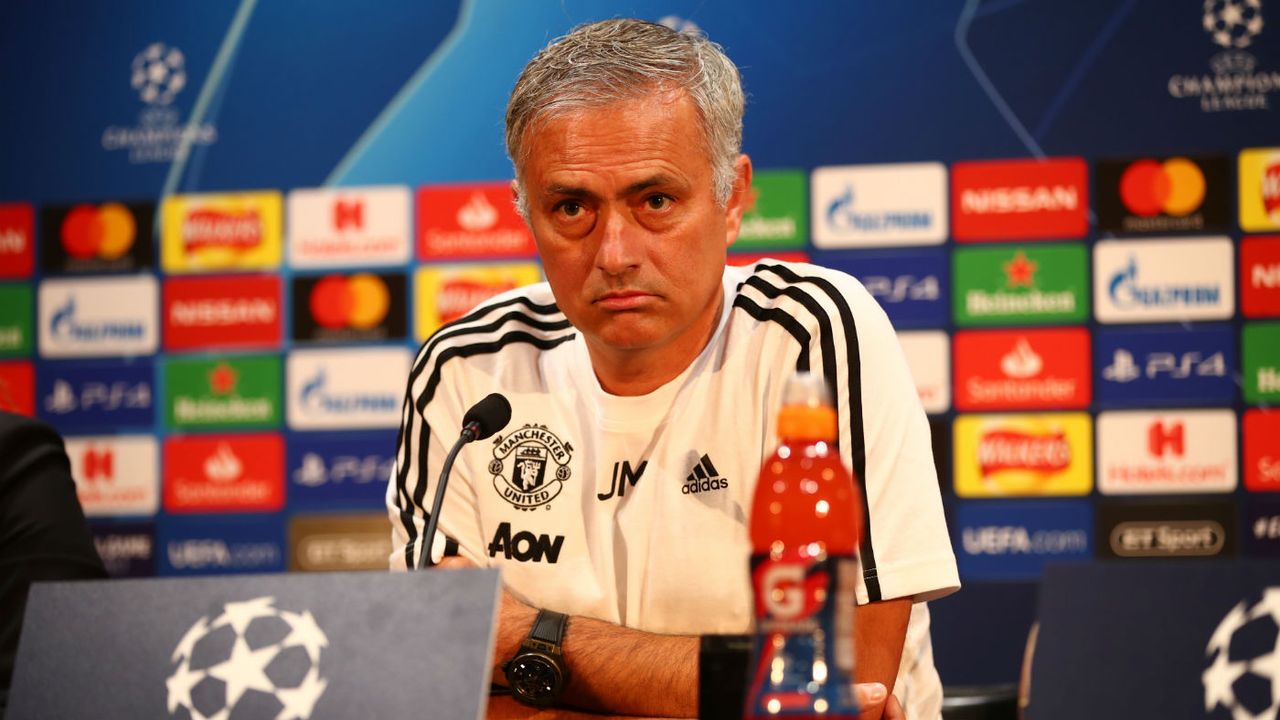 Jose Mourinho Man Utd vs. Valencia Champions League