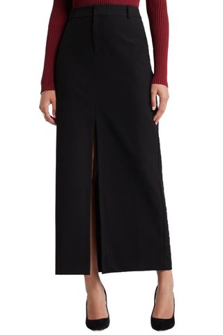 Tailored Column Skirt