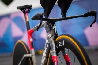 Remco Evenepoels Gold winning Olympic bike