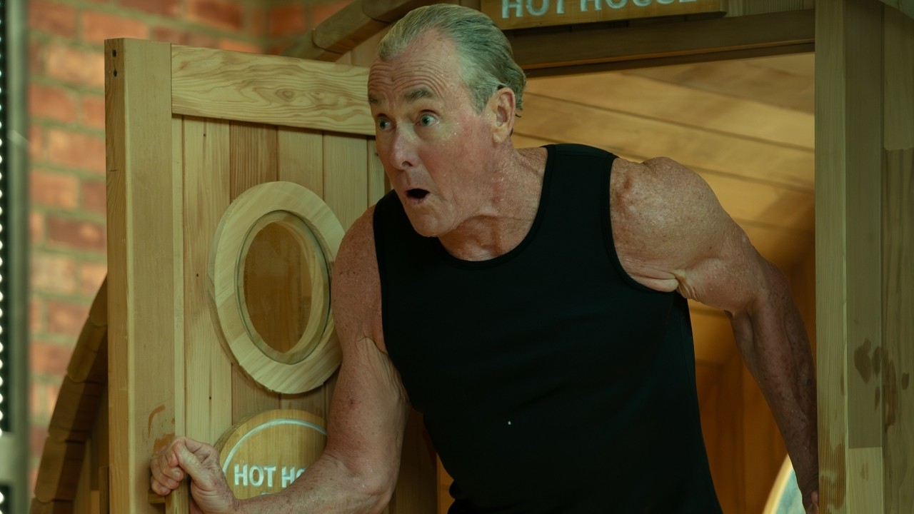 Walter stepping out of the Hot House.