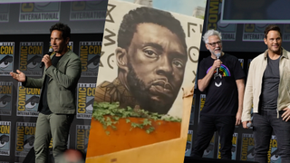 Moments from Marvel's Hall H Panel at San Diego Comic-Con 2022.