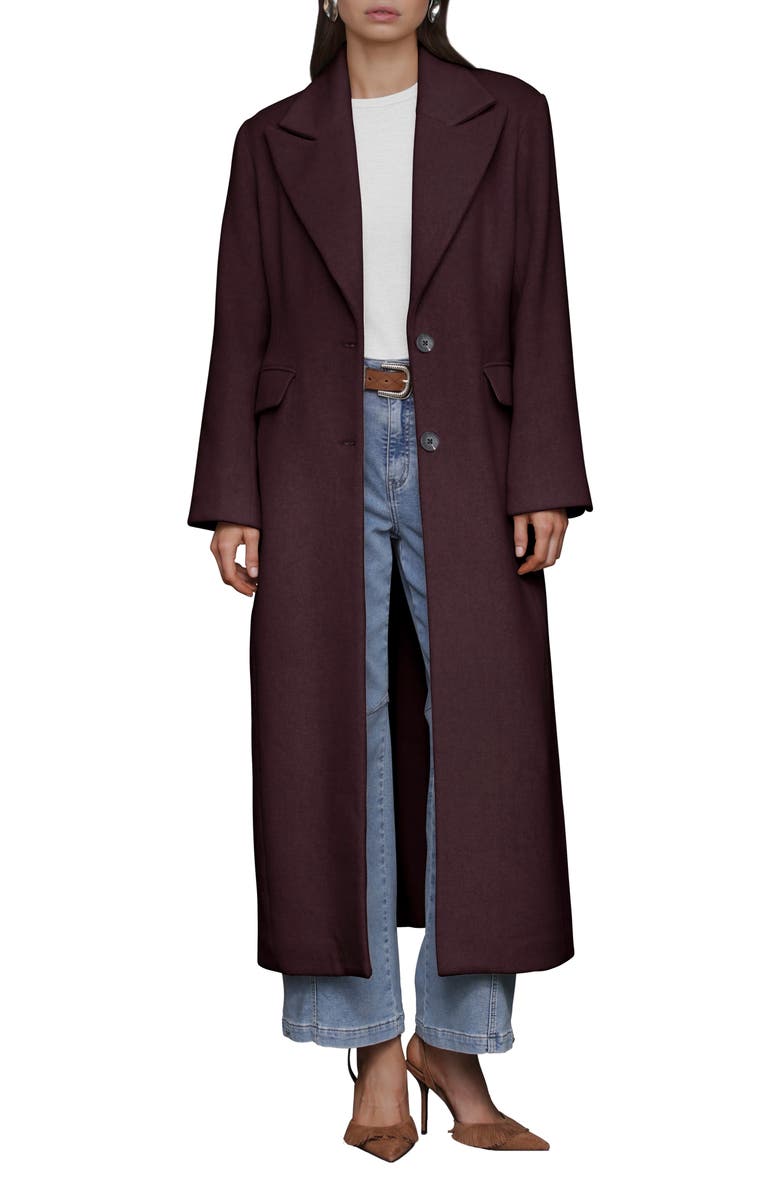 Strong Shoulder Single Breasted Coat