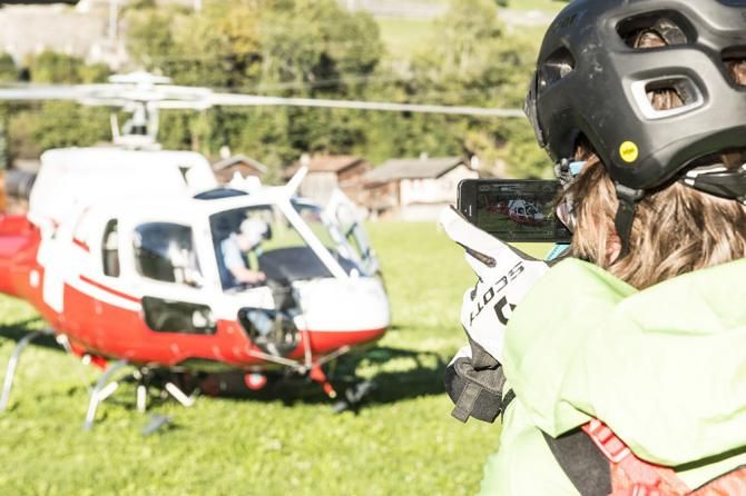 The day of descending required some help from a helicopter