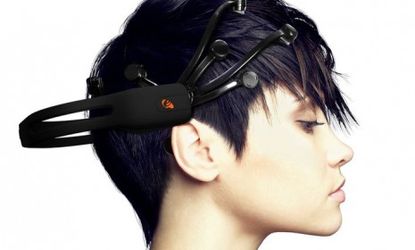 A hands-free controller sold by Emotiv: The device lets you manipulate a video game through your brain's electrical activity.