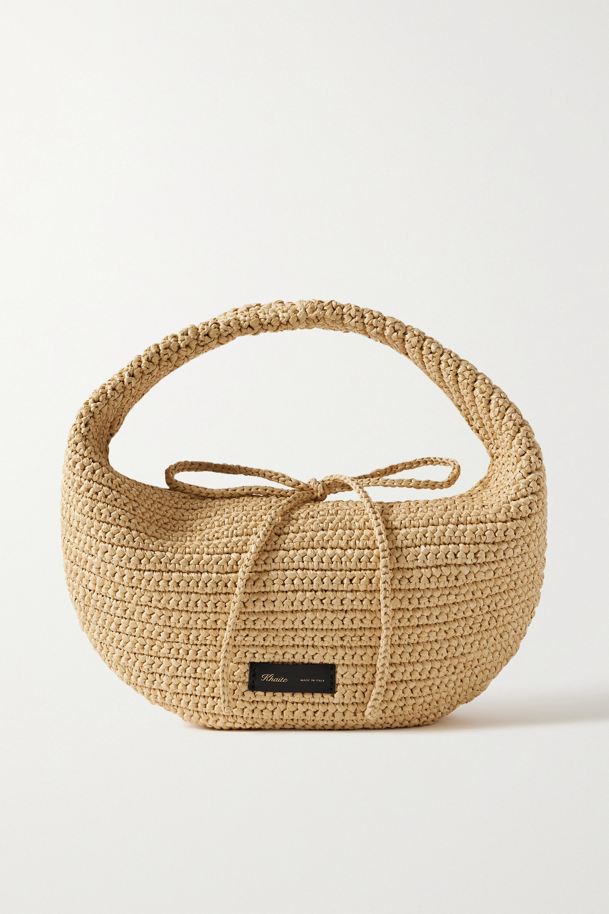 Olivia Medium Raffia Shoulder Bag