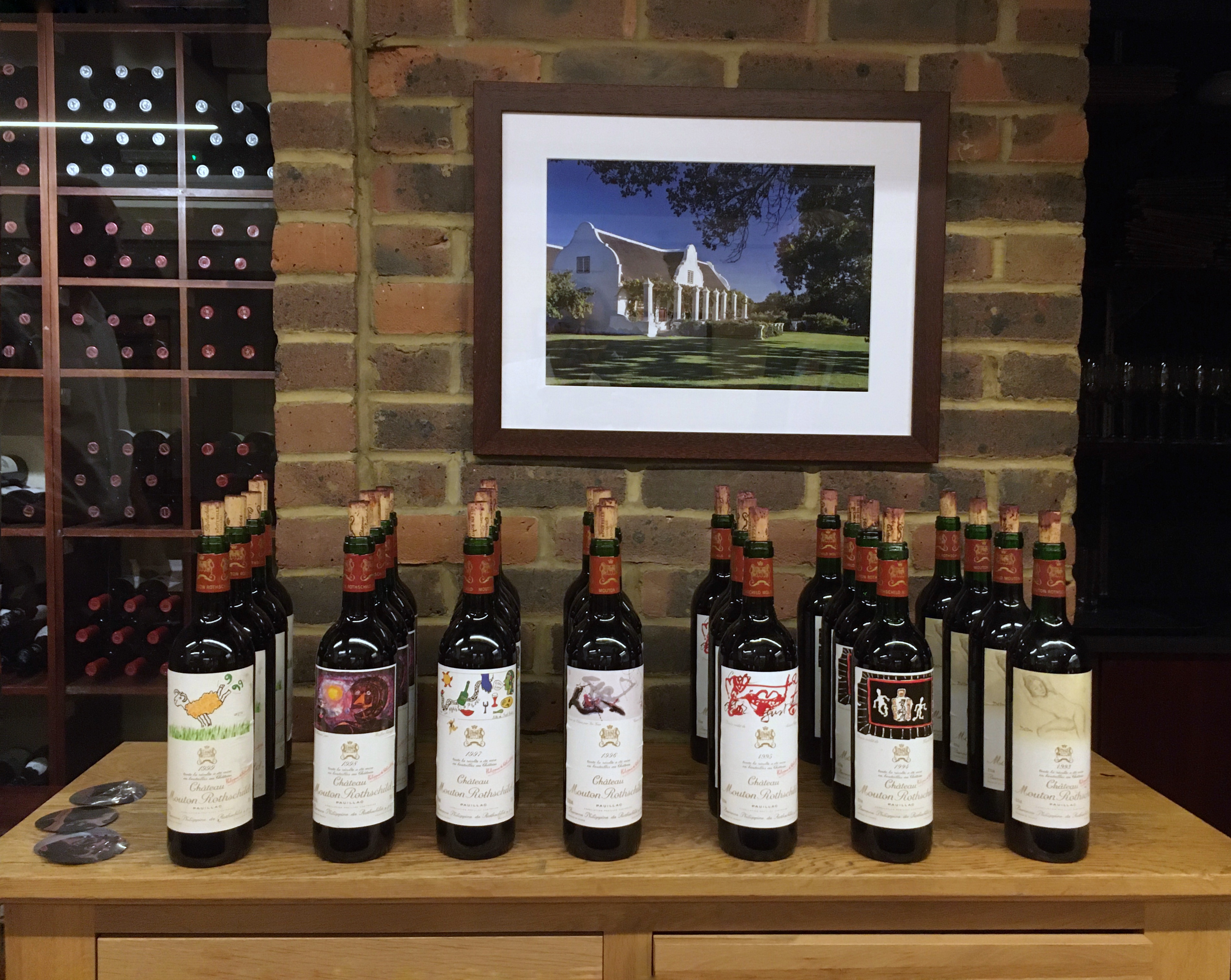 Ch&amp;acirc;teau Mouton Rothschild vertical