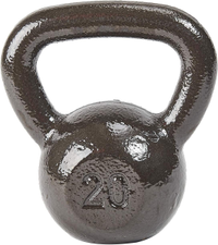 Signature Fitness All-Purpose Solid Cast Iron Kettlebell