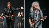 Tony Iommi and Brian May 