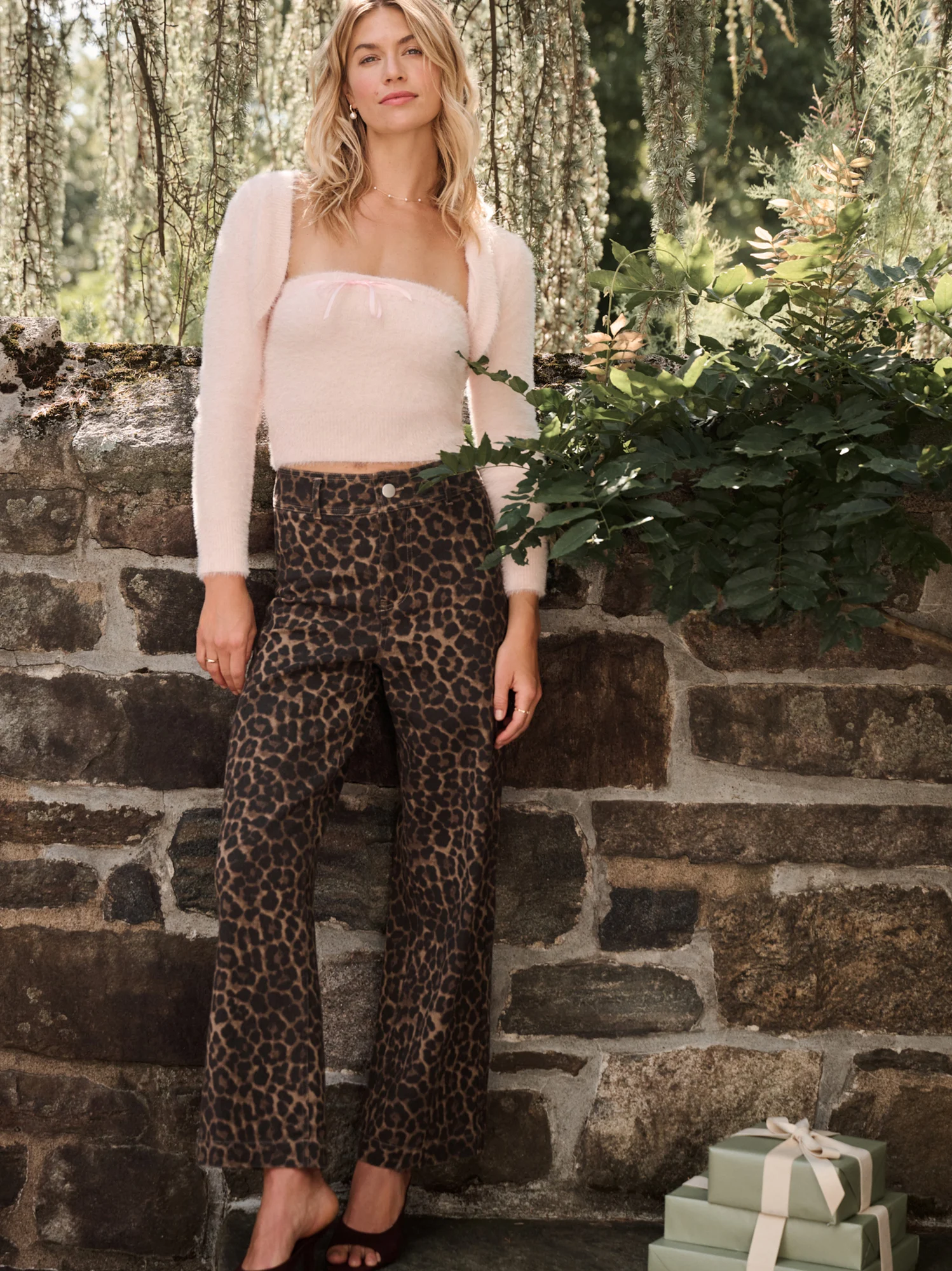 Altar&#039;d State, Fawn Cheetah Baggy Pants