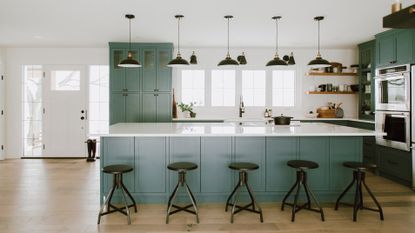 Interior designer Bobby Berk reveals his favorite green kitchen paints