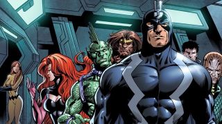 Marvel Comics artwork of the Inhuman Royal Family