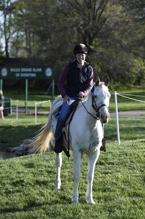 My trusty four-star steed, Pocahontas. Picture by Kit Houghton