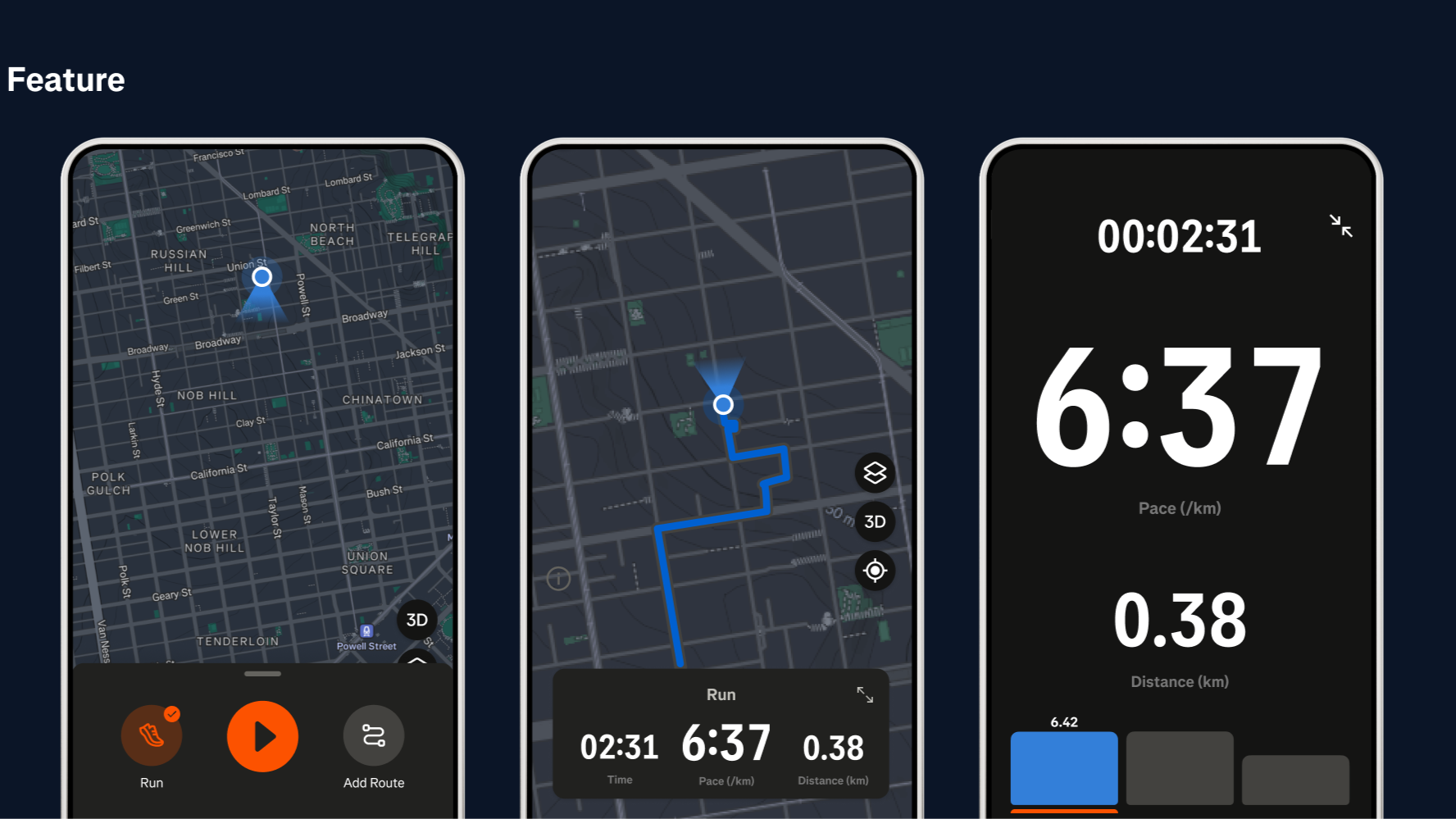 Screenshot showing the updated Strava Record function