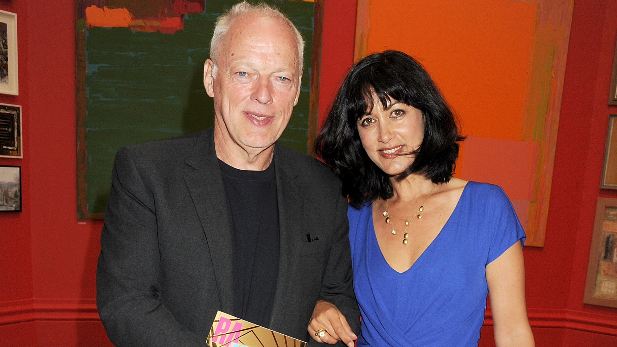 David Gilmour (L) and Polly Samson attend the Royal Academy of Arts Summer Exhibition Preview Party at Royal Academy of Arts on May 30, 2012 in London, England.