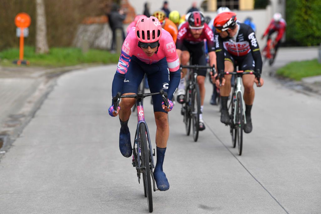 KUURNE BELGIUM MARCH 01 Jens Keukeleire of Belgium and Team EF Pro Cycling during the 72nd KuurneBrusselKuurne 2020 a 201km race from Kuurne to Kuurne KBK20 KuurneBxlKuurne KBK on March 01 2020 in Kuurne Belgium Photo by Tim de WaeleGetty Images