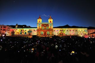 Christie Powers the Fiesta de la Luz in Ecuador