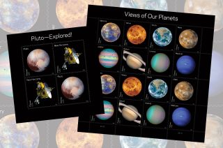 Planets and Pluto Stamps release