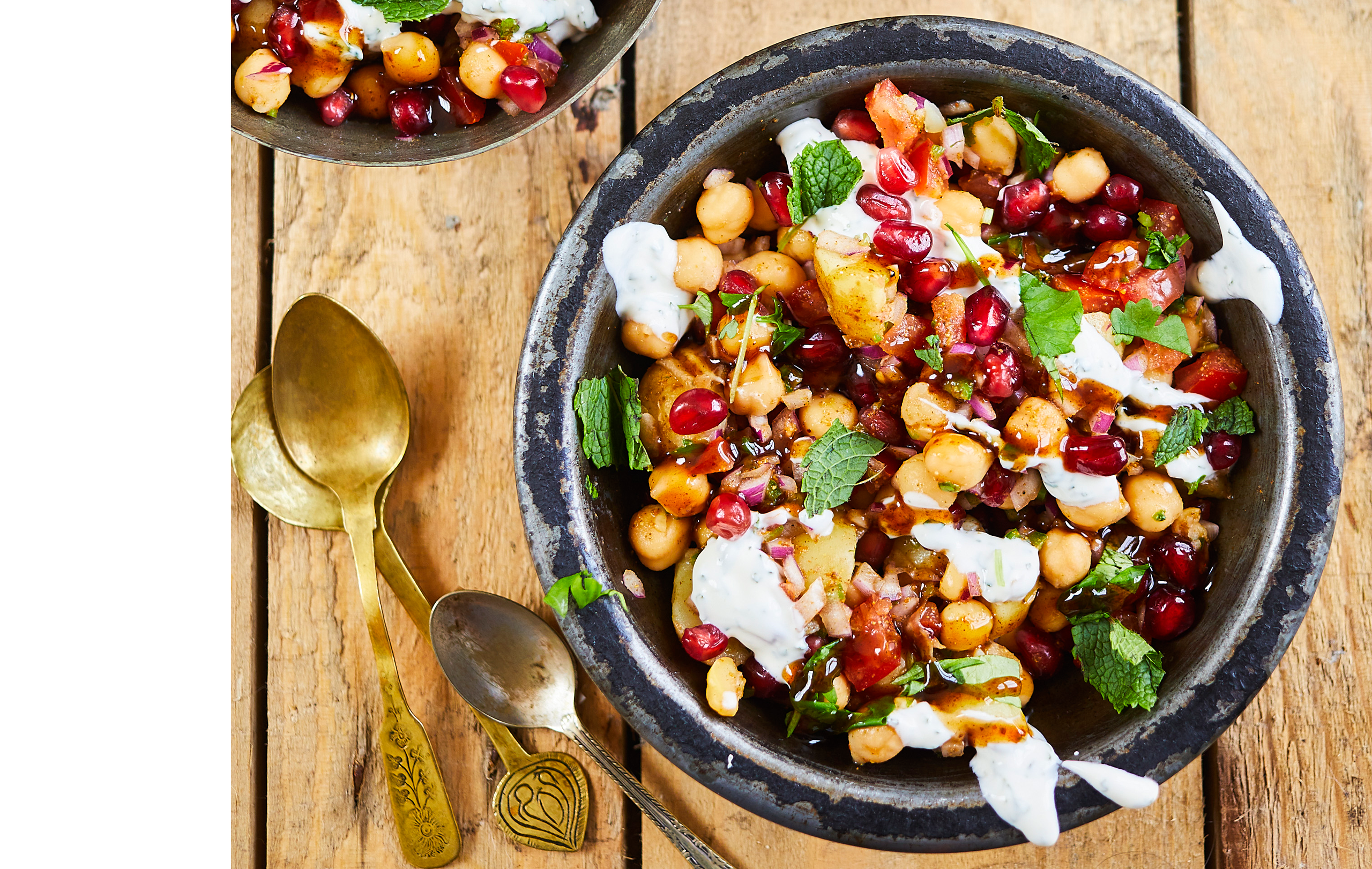 Chickpea salad (channa chaat) recipe