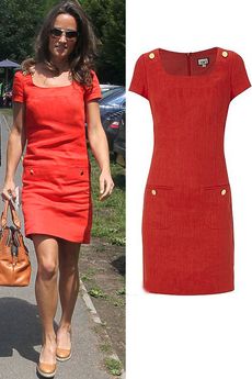 Pippa Middleton - Style star Pippa Middleton?s red dress sells out in stores - Pippa Middleton Hobbs Dress - Pippa Middleton Red Dress - Pippa Middleton Style - Marie Claire - Marie Claire UK