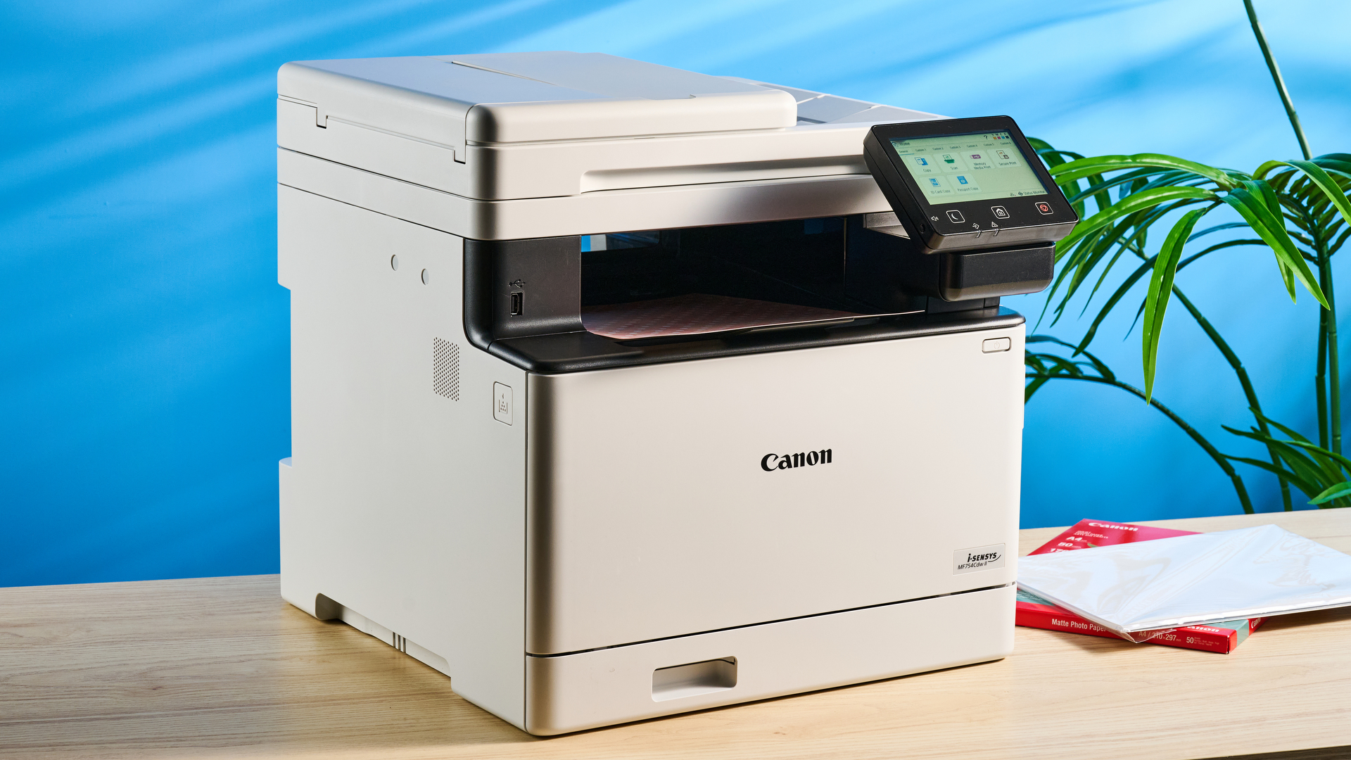 A Canon Color imageCLASS MF753Cdw II multifunction printer