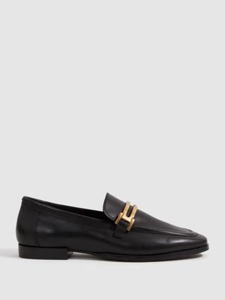 Angela Leather Rounded Loafers