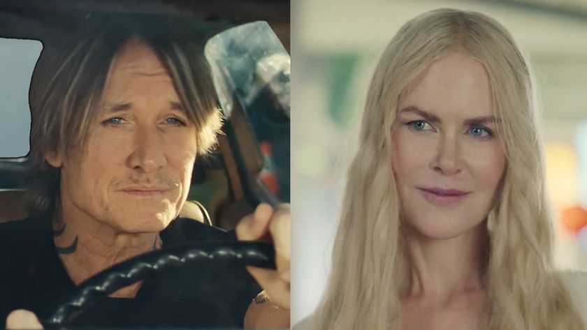 Keith Urban behind the will for a tour promo posted to his YouTube, Nicole Kidman in Hulu&#039;s Nine Perfect Strangers. 