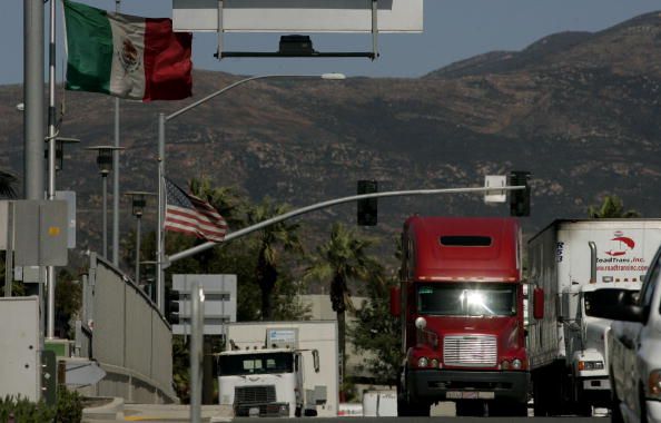 Otay Mesa border crossing.