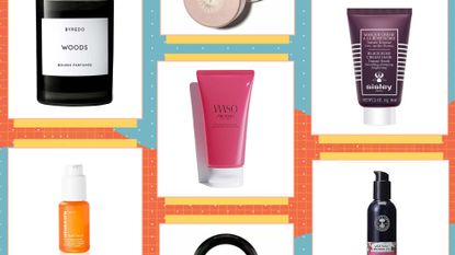 Collage of beauty products