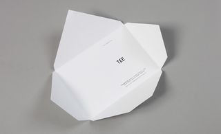 A fold-out envelope