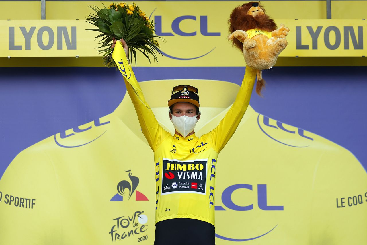 Tour de France 2020 - 107th Edition - 14th stage Clermont Ferrand - Lyon 194 km - 12/09/2020 - Primoz Roglic (SLO - Team Jumbo - Visma) - photo Luca Bettini/BettiniPhoto&Acirc;&copy;2020