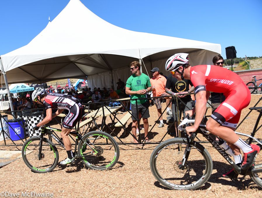 USA Short Track Champion Stephen Ettinger (Sho-Air Cannondale) about to cross the flyover