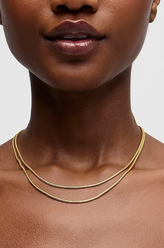J.Crew Layered chain necklace