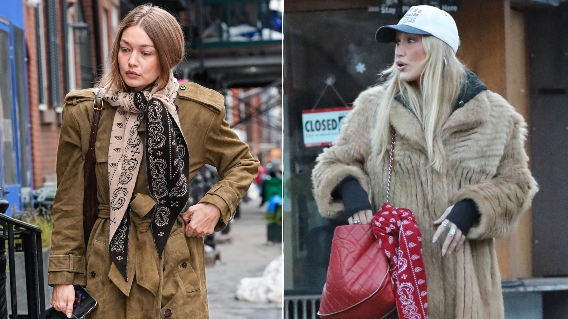 Gigi Hadid's Guest In Residence triangle scarf is back in stock and for under $150