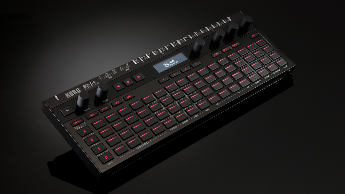 Korg's SQ-64 is a powerful polyphonic step sequencer for your