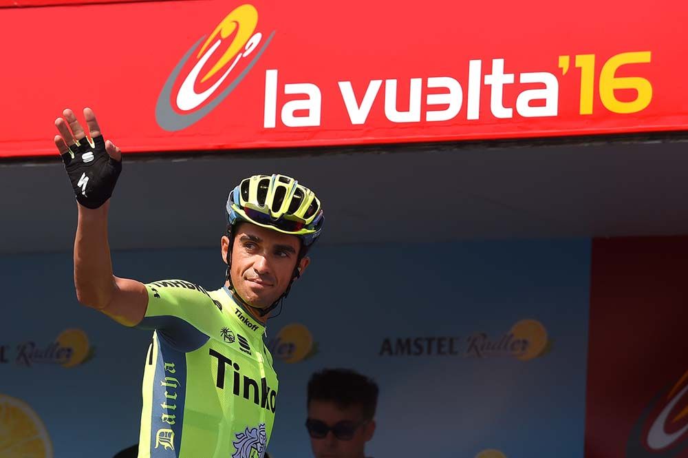 Alberto Contador (Tinkoff) signs on