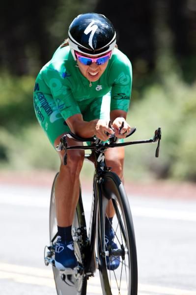 Carmen Small (TIBCO) riding for fourth place today.