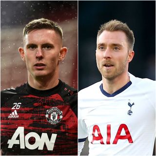 Dean Henderson and Christian Eriksen