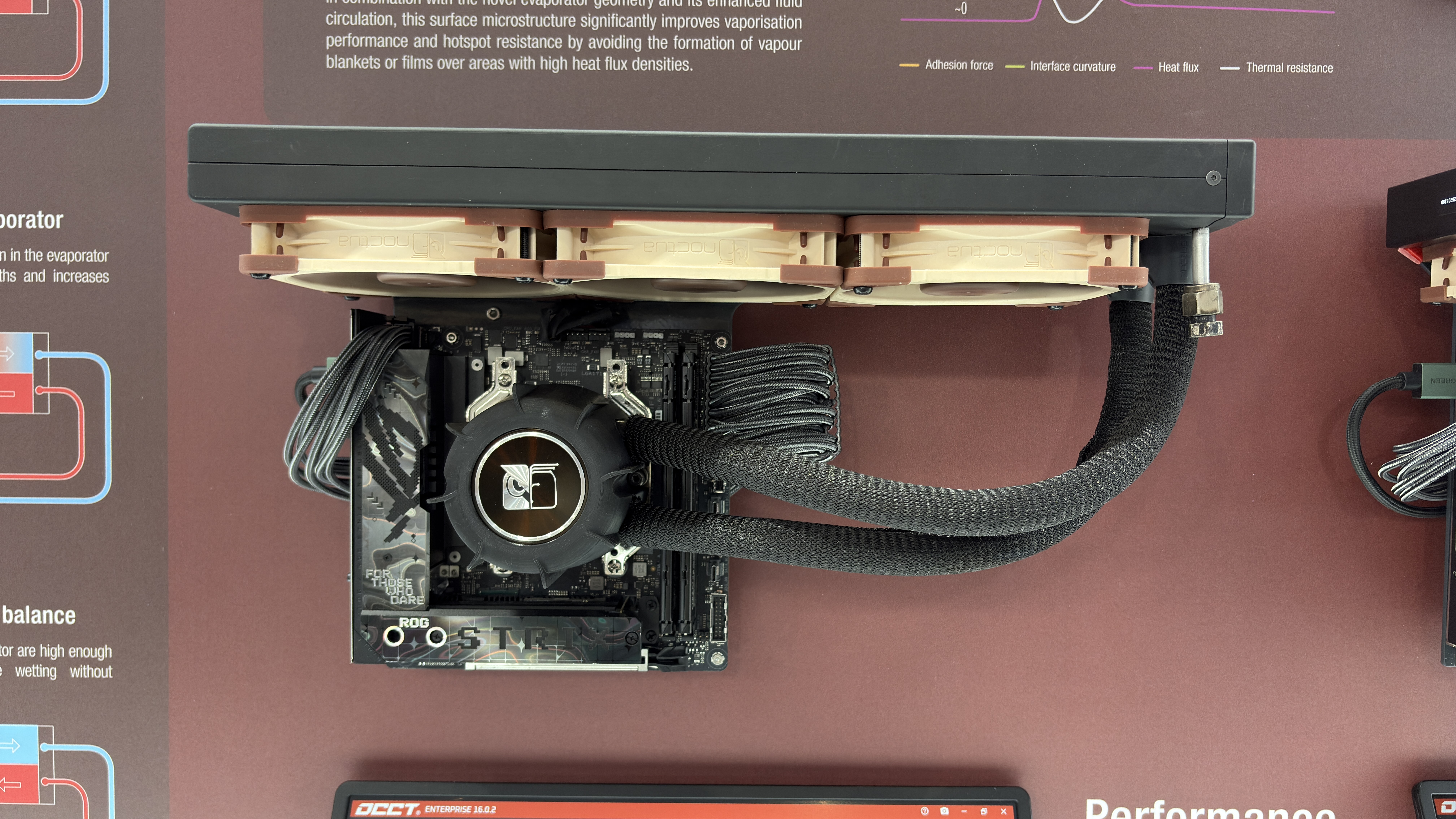 Noctua Thermosiphon cooler on display at Computex 2026.