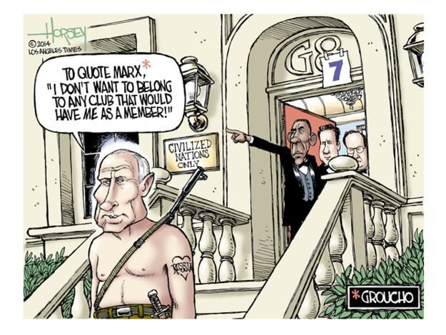 Political cartoon Russia Putin