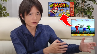 Masahiro Sakurai shows of first Smash Bros Prototype