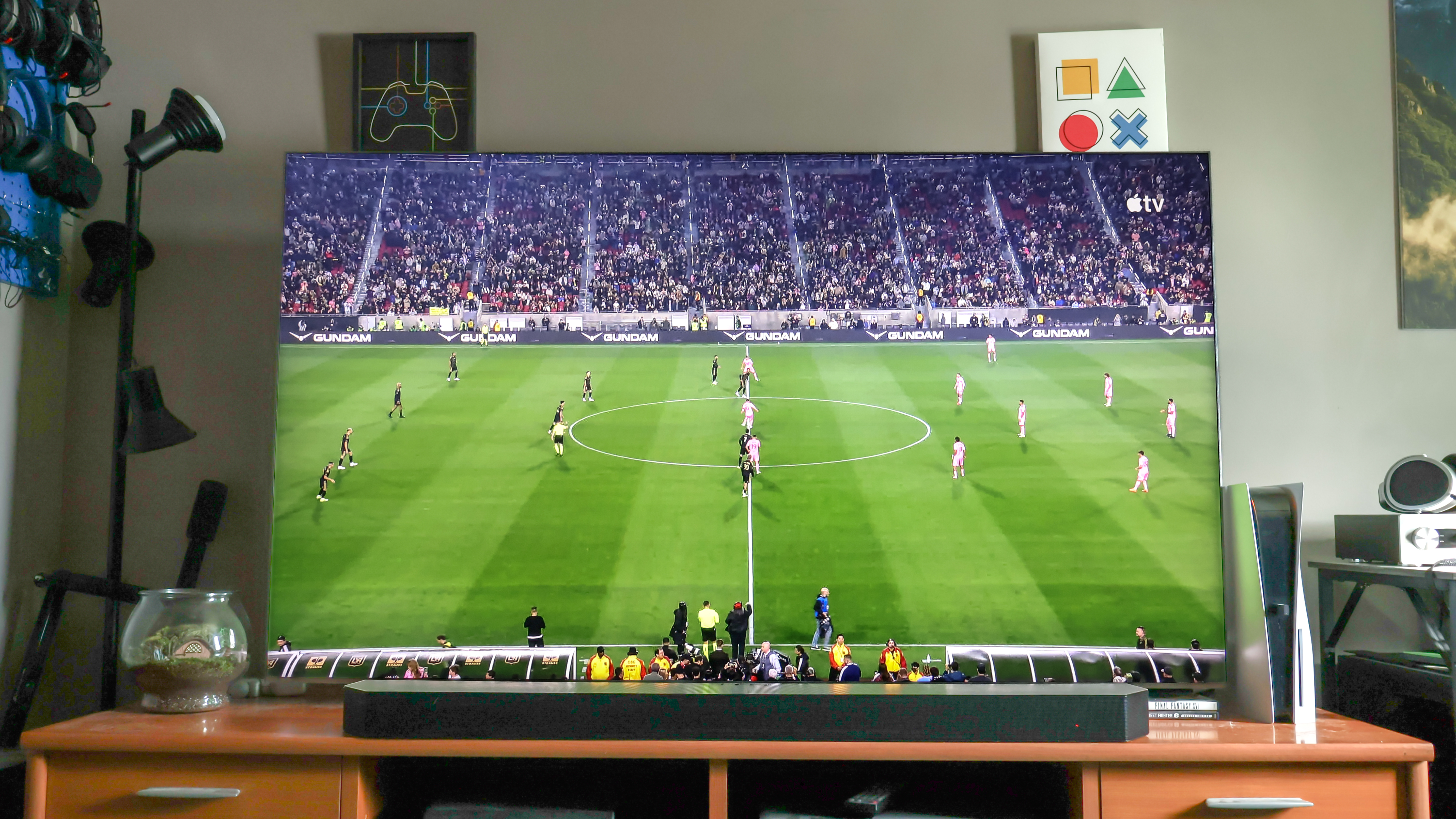 The TCL QM9K in our editor's home office.