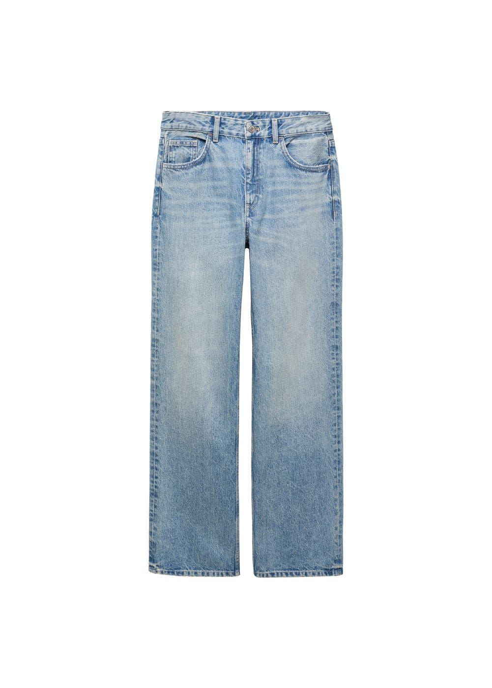 Mid-Rise Straight Jeans - Women
