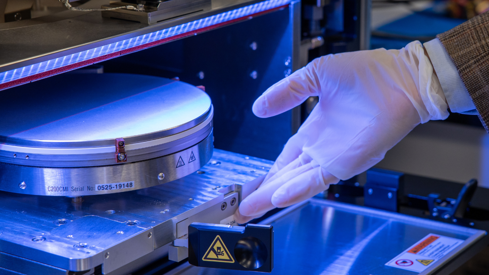 To test the new chips, the researchers used a special machine to perform automated electrical characterization of the designs on a wafer of chips.