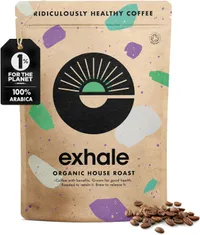 Exhale Organic Whole Bean Coffee 450g