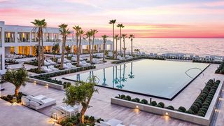 Main pool at Grecotel LUXME White Palace