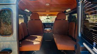 Interior of the ECD Classic Defender 110