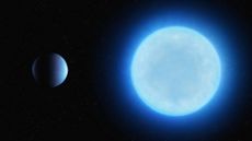 Planet next to white dwarf star