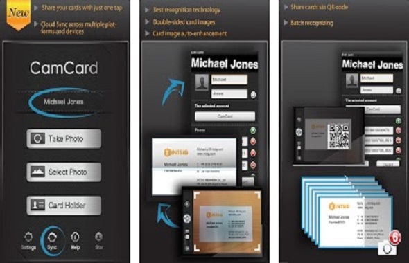 IntSig CamCardFree (like Photo Reader)